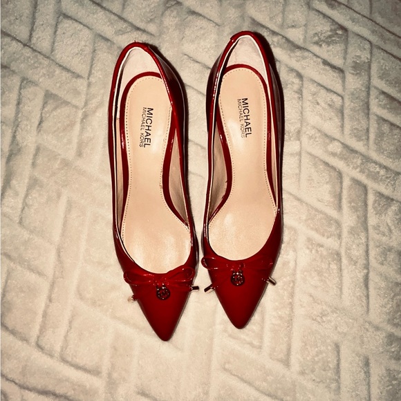 MICHAEL Michael Kors Red Patent Heels - Picture 12 of 15